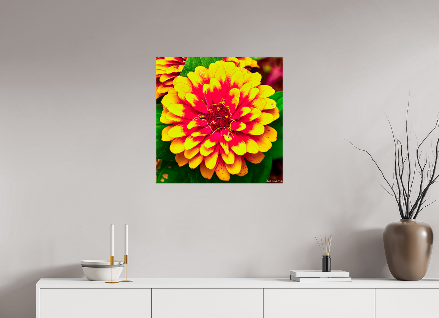 25 x 25″, Acrylic Radiance