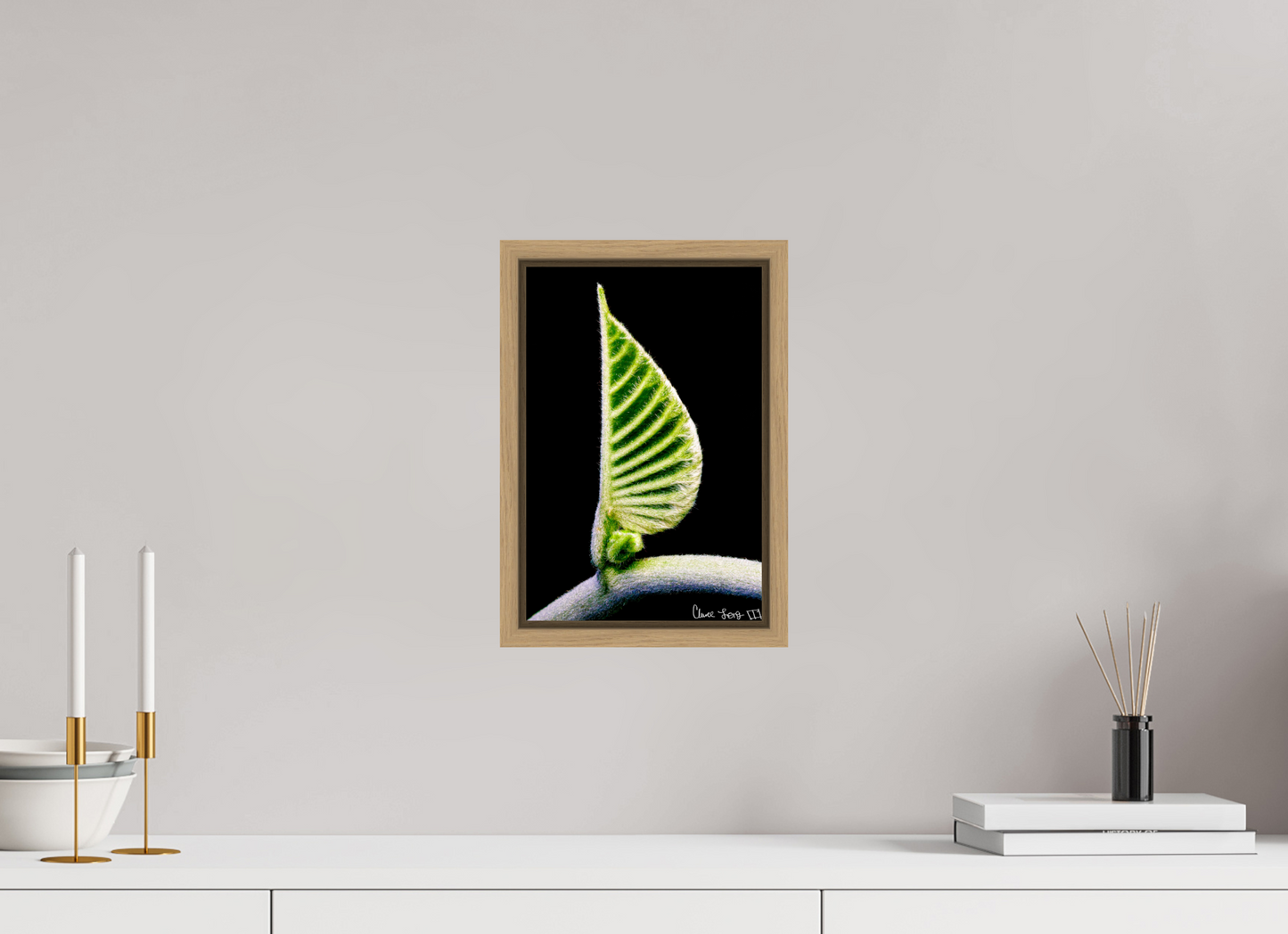 8 x 12″, Floater Frame Natural Oak Ocean Odyssey