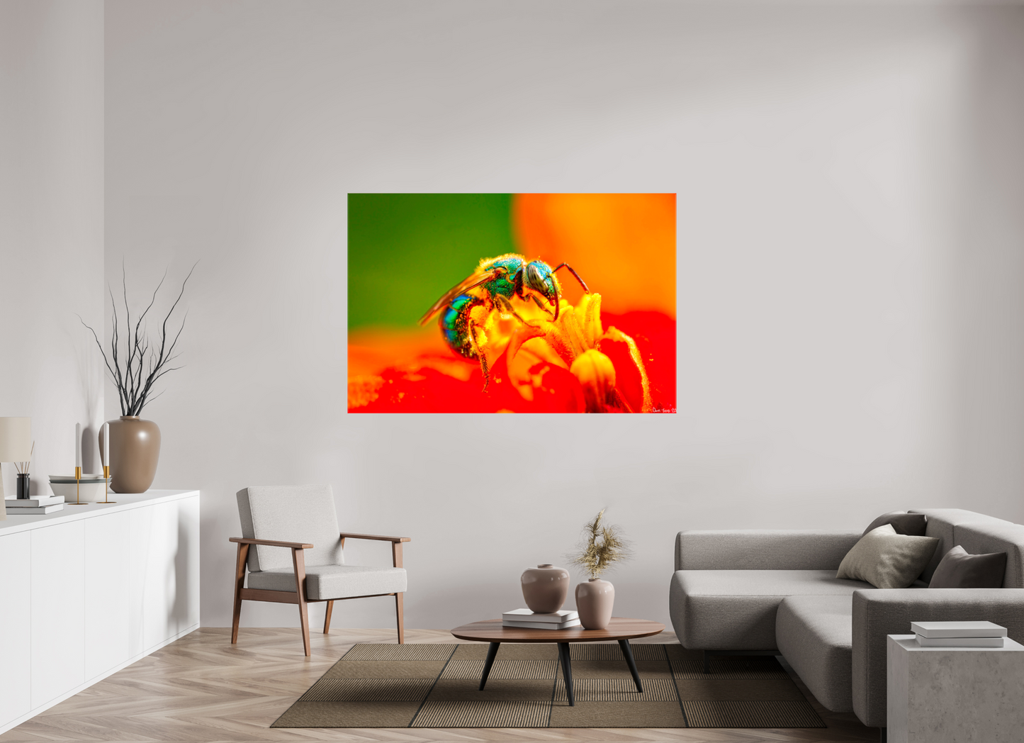 66 x 44″, Glossy Canvas Salt Licker