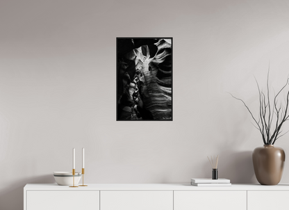 16 x 24″, Floater Frame Black Oak Beauty Down Below