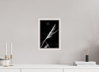 8 x 12″, Floater Frame Maple White Frayed