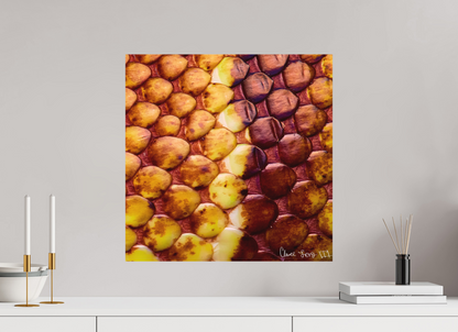 20 x 20″, Matte Metal Reptilian Divide