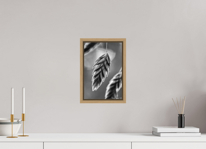 8 x 12″, Floater Frame Natural Oak Achromatize