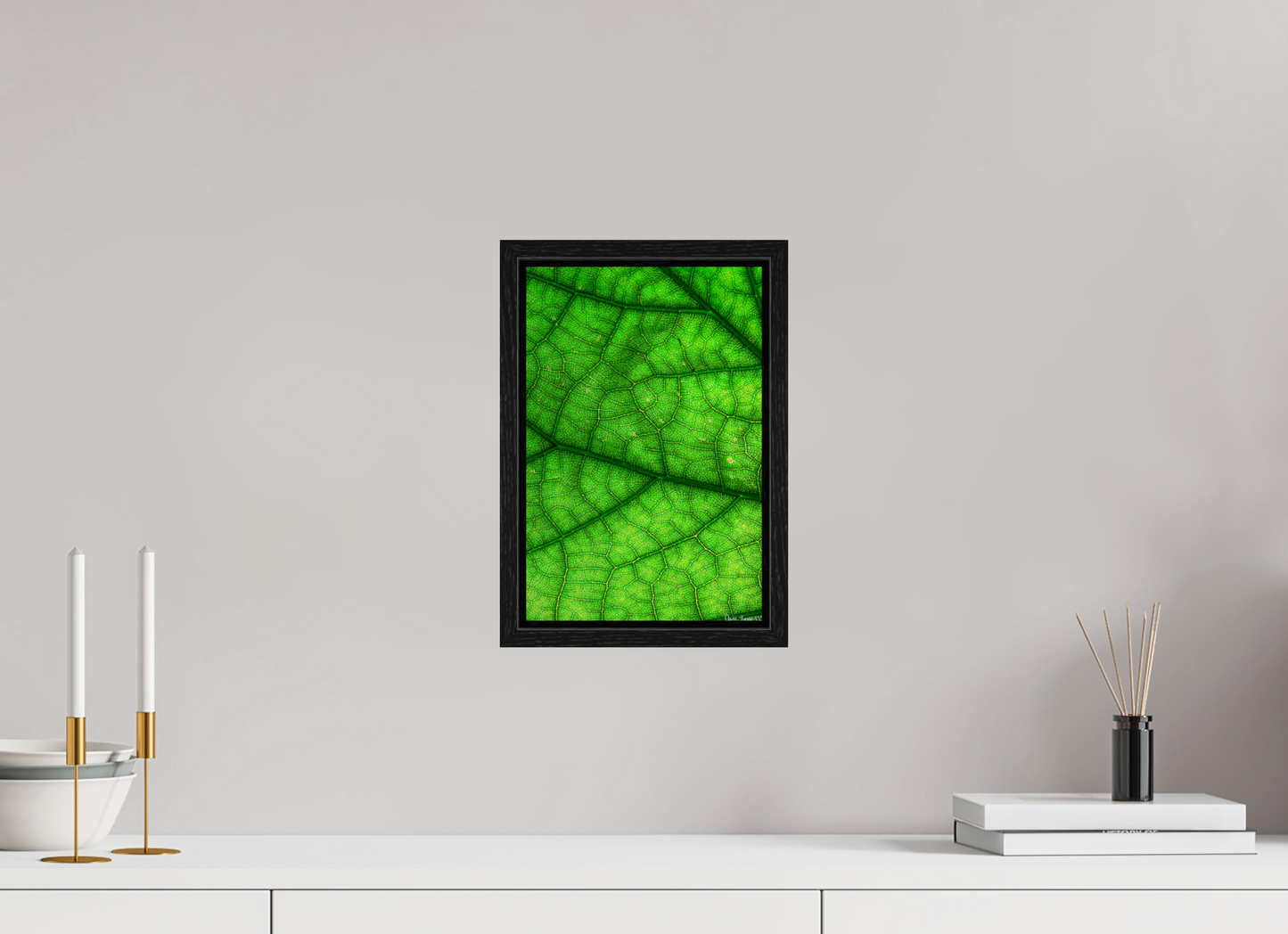 8 x 12″, Floater Frame Black Oak Rivers & Streams