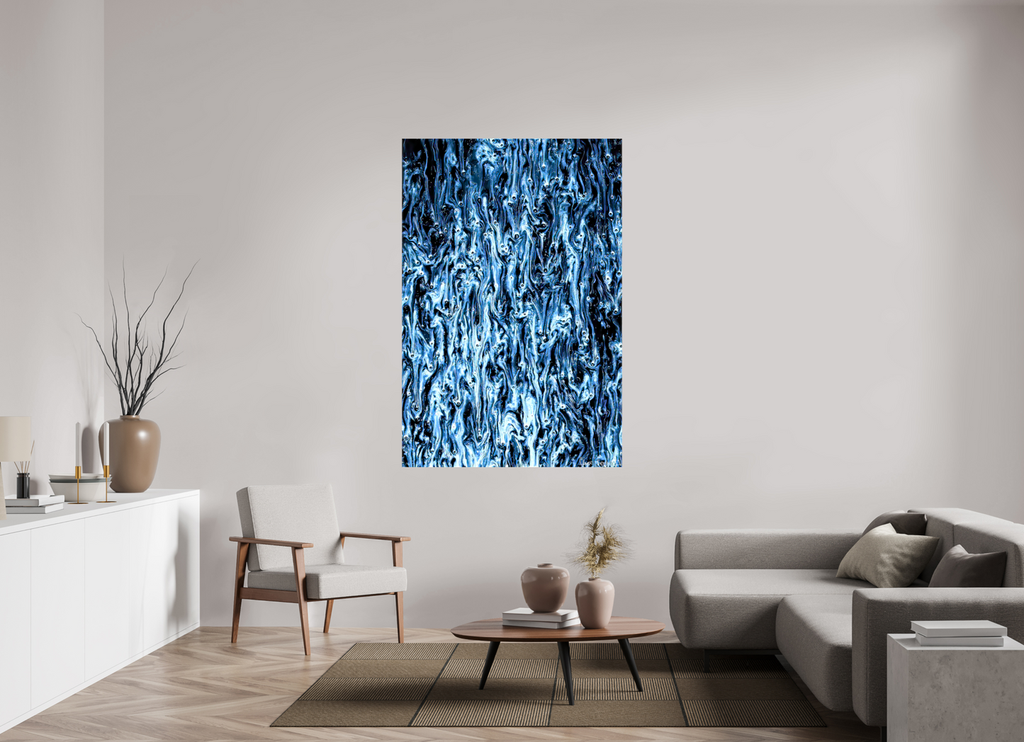 44 x 66″, Glossy Canvas Fumes & Vapors