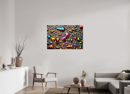 45 x 30″, Glossy Canvas Homage to My Adolescence