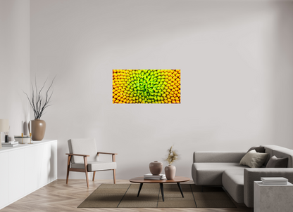 48 x 24″, Acrylic Geometric Harmony