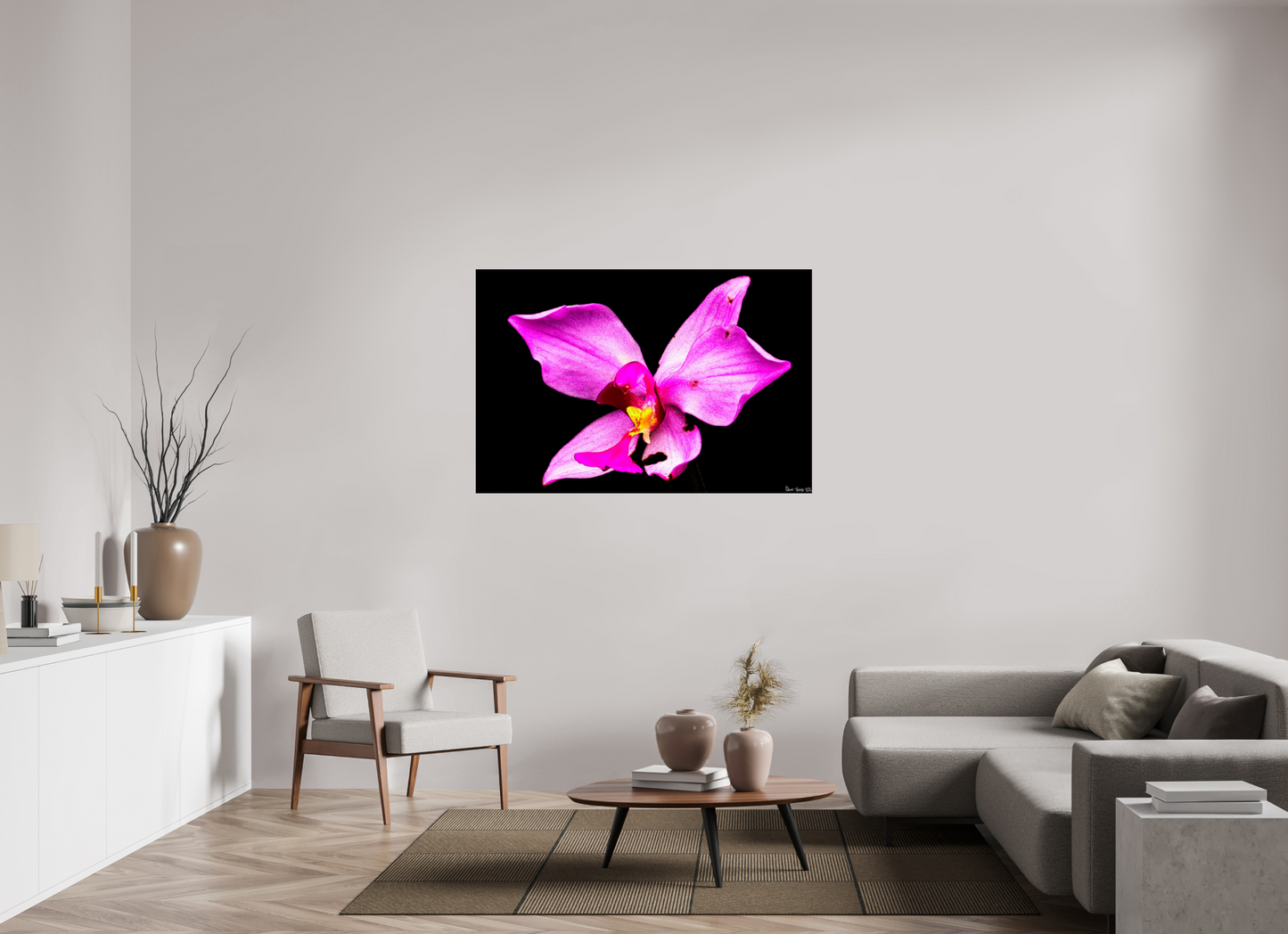 54 x 36″, Acrylic Efflorescence