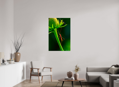 30 x 45″, Glossy Metal Reaching the Apex