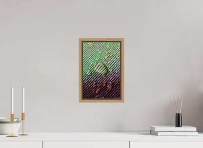 8 x 12″, Floater Frame Natural Oak Superabundance