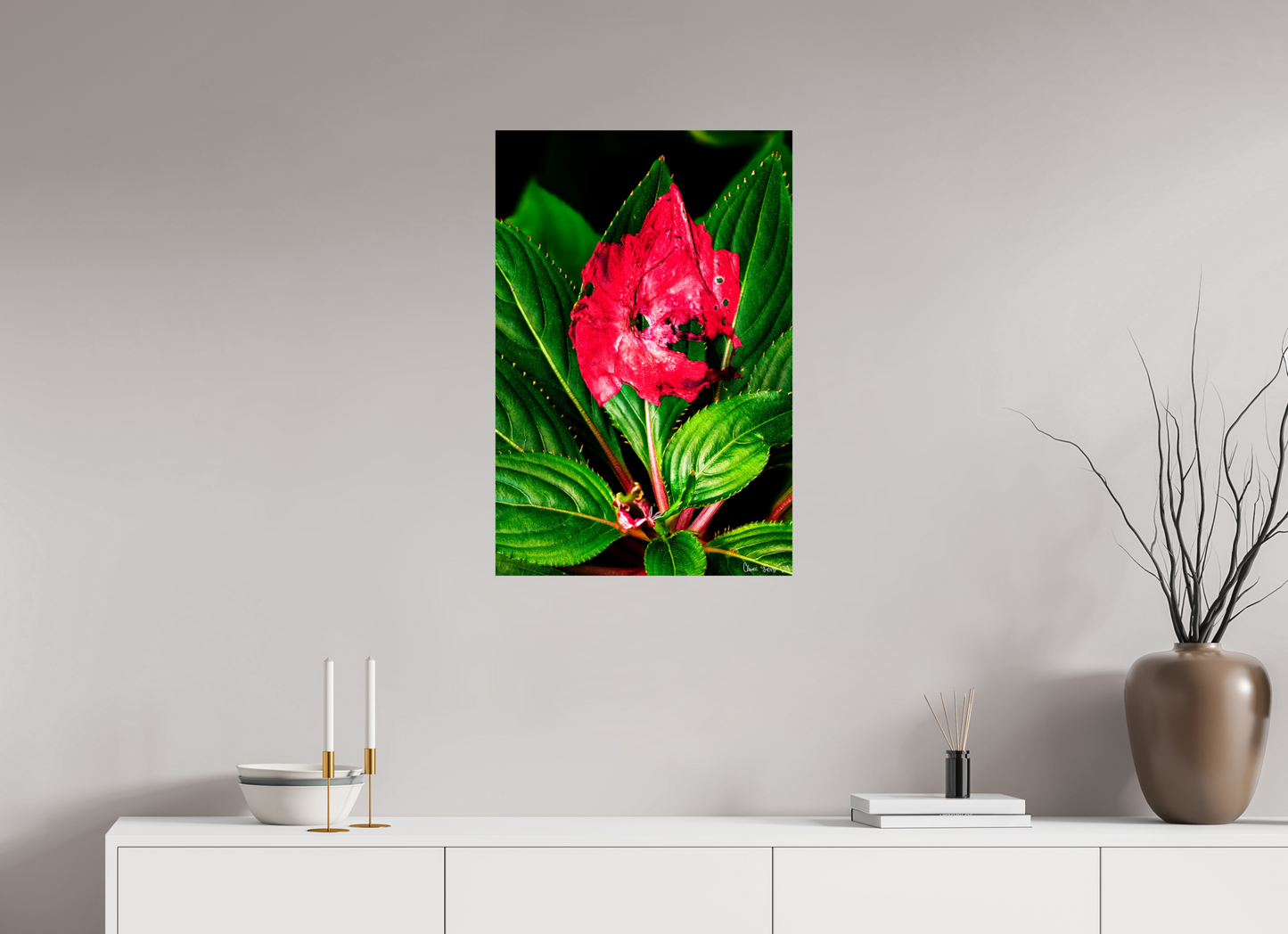 20 x 30″, Glossy Metal Subsume