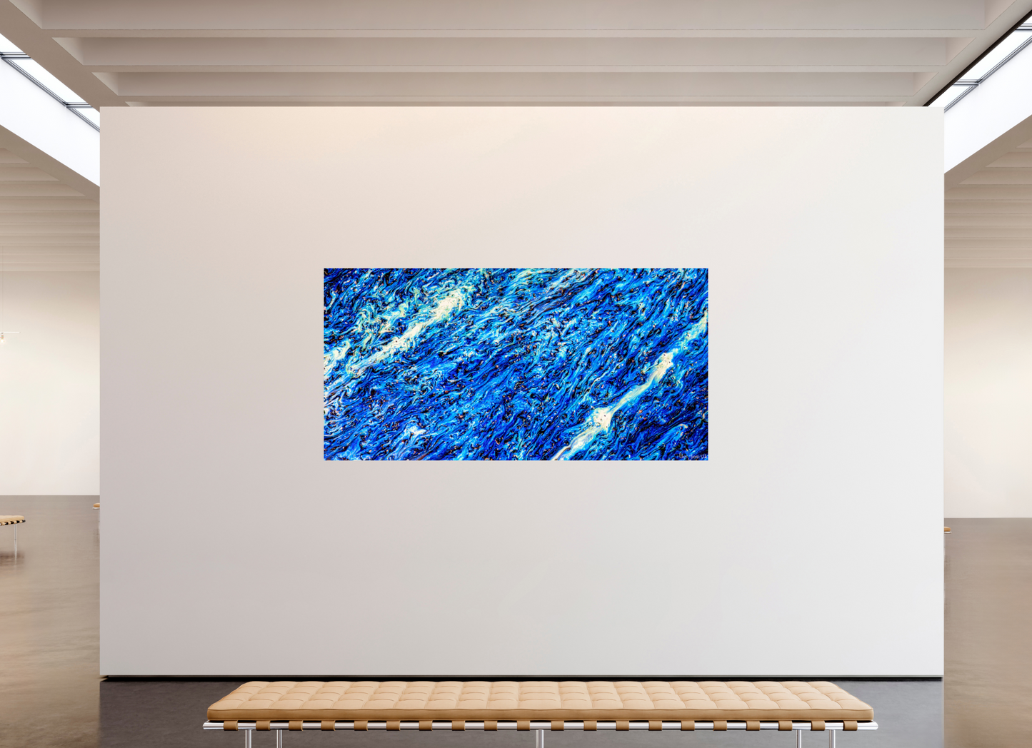 94 x 47″, Glossy Metal Reprieve