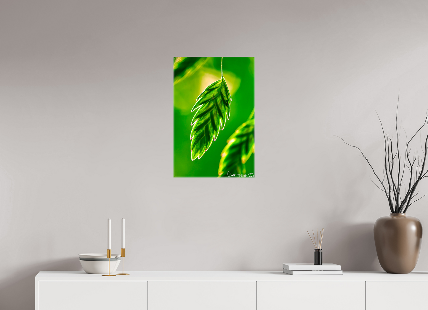 16 x 24″, Glossy Canvas Serrated Kunai