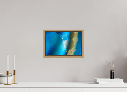 12 x 8″, Floater Frame Natural Oak Contiguous