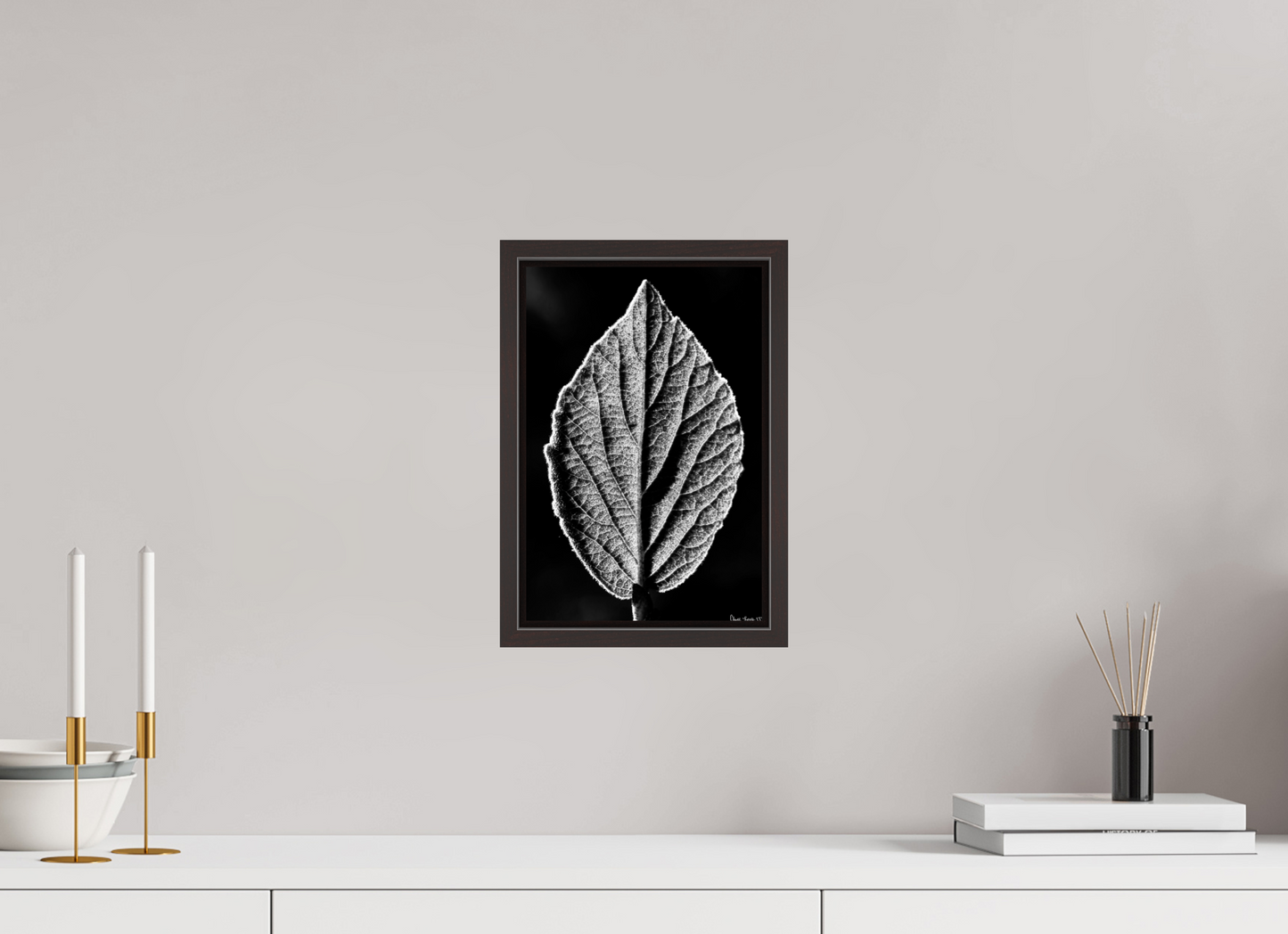 8 x 12″, Floater Frame Alder Brown Eclipse
