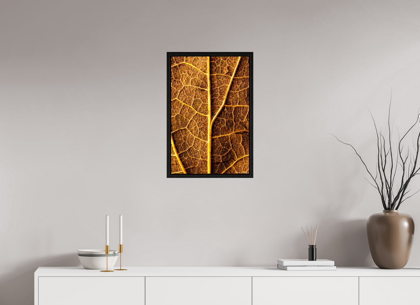16 x 24″, Floater Frame Black Oak Roads to Riches