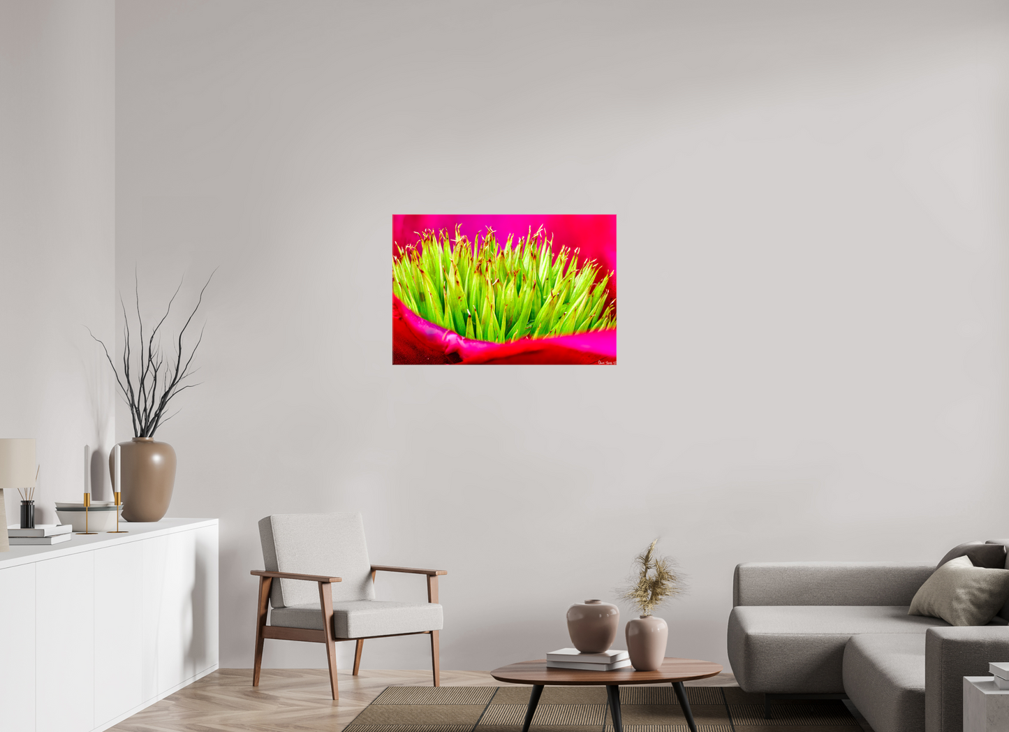 36 x 24″, Glossy Canvas Spiked