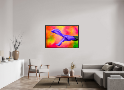 54 x 36″, Floater Frame Alder Brown Eden’s Serpent