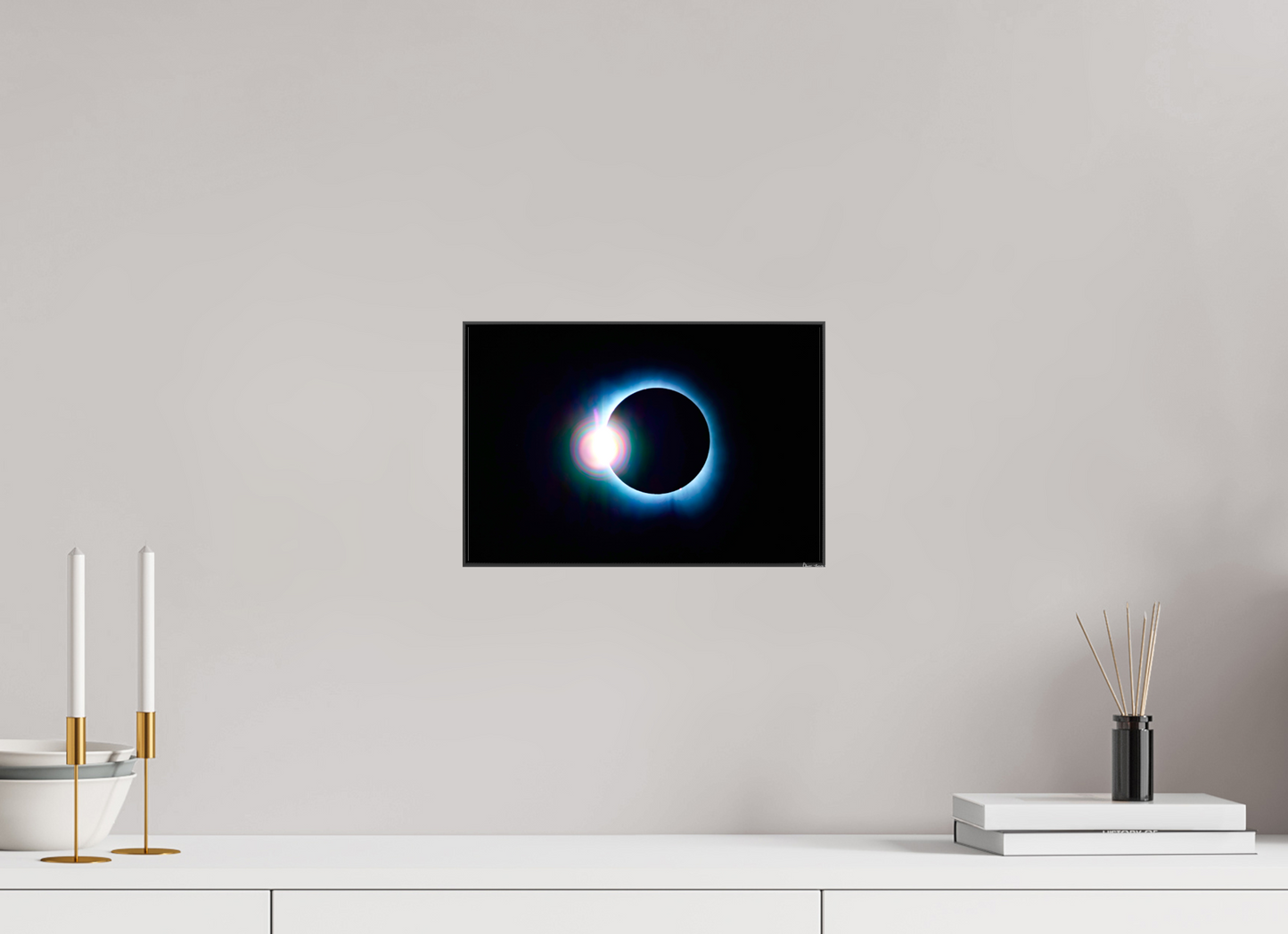 12 x 8″, Glossy Canvas Terra, Luna, and Sol