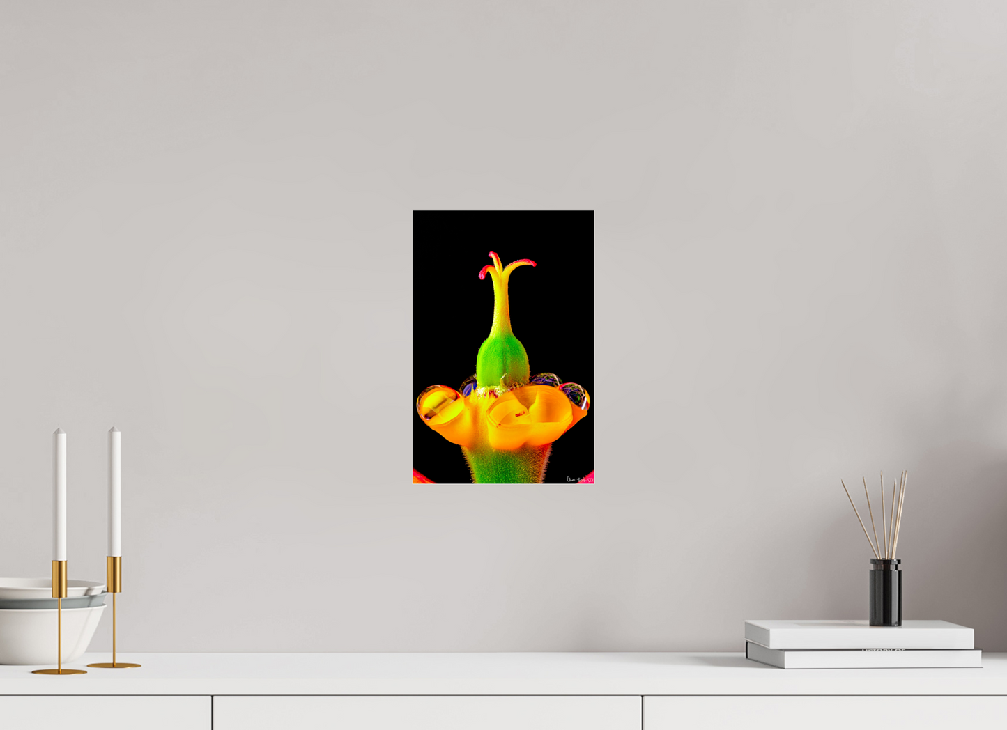 8 x 12″, Acrylic Bubble Fountain