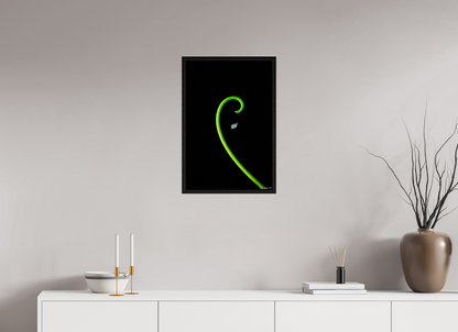 16 x 24″, Floater Frame Black Oak Golden Ratio