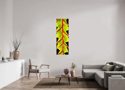 20 x 60″, Acrylic Highlighted Maranta