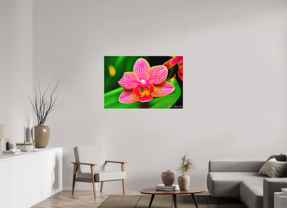 45 x 30″, Matte Metal Vigorous Orchid