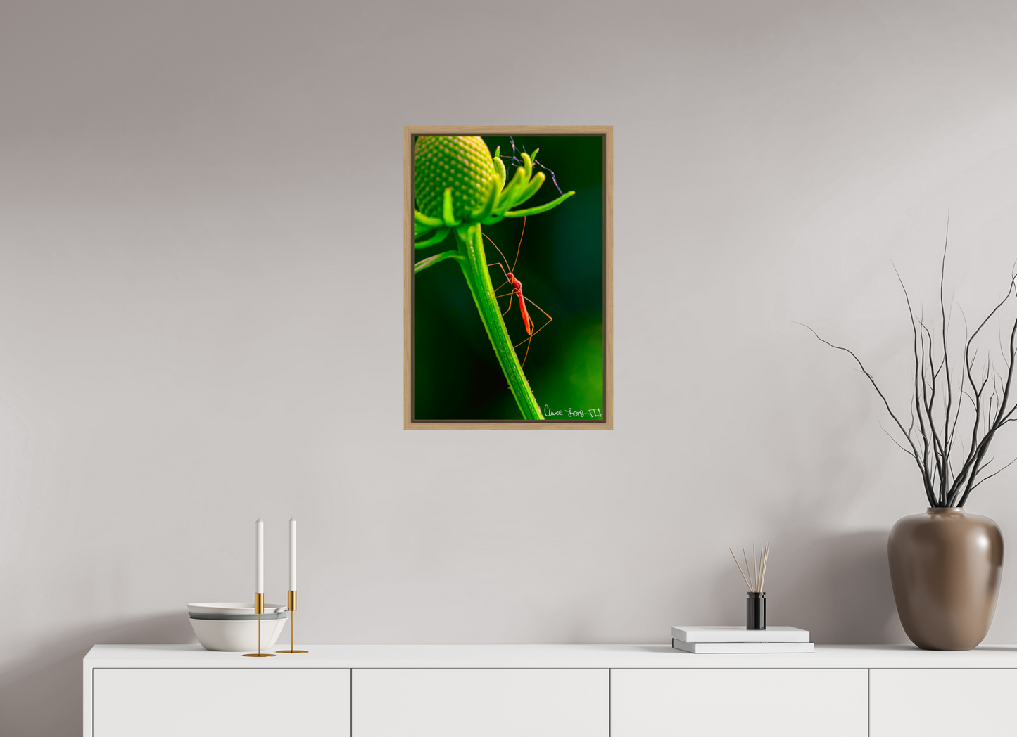 16 x 24″, Floater Frame Natural Oak Reaching the Apex