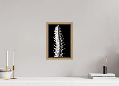 8 x 12″, Floater Frame Natural Oak Vertebrae