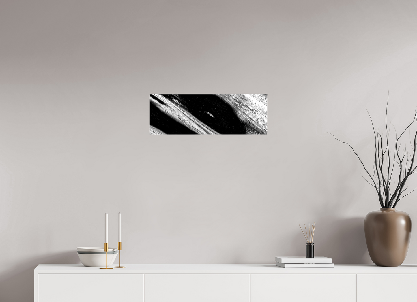 24 x 8″, Glossy Canvas Fractured