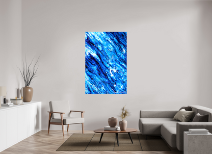 40 x 60″, Glossy Canvas Tilted Waves