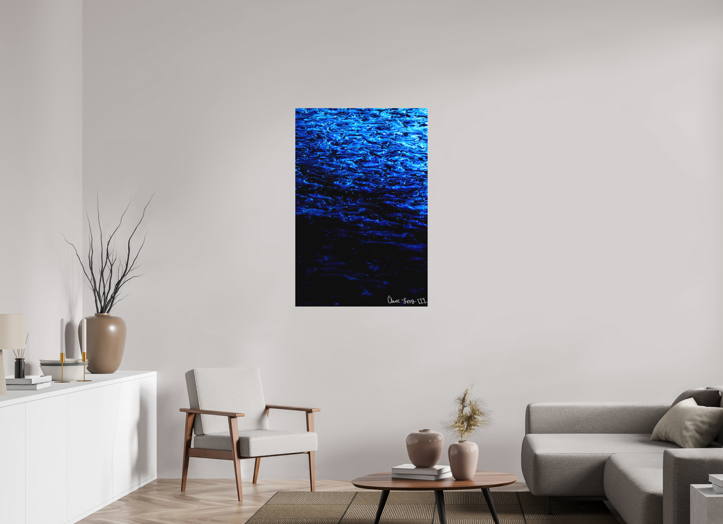 30 x 45″, Matte Metal Submergence