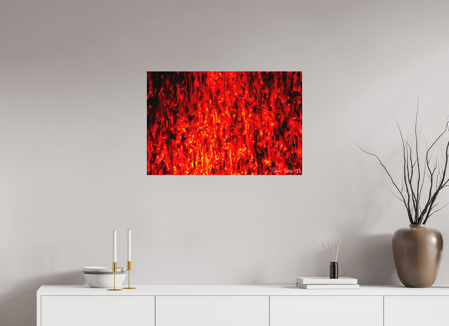 30 x 20″, Forex Inferno