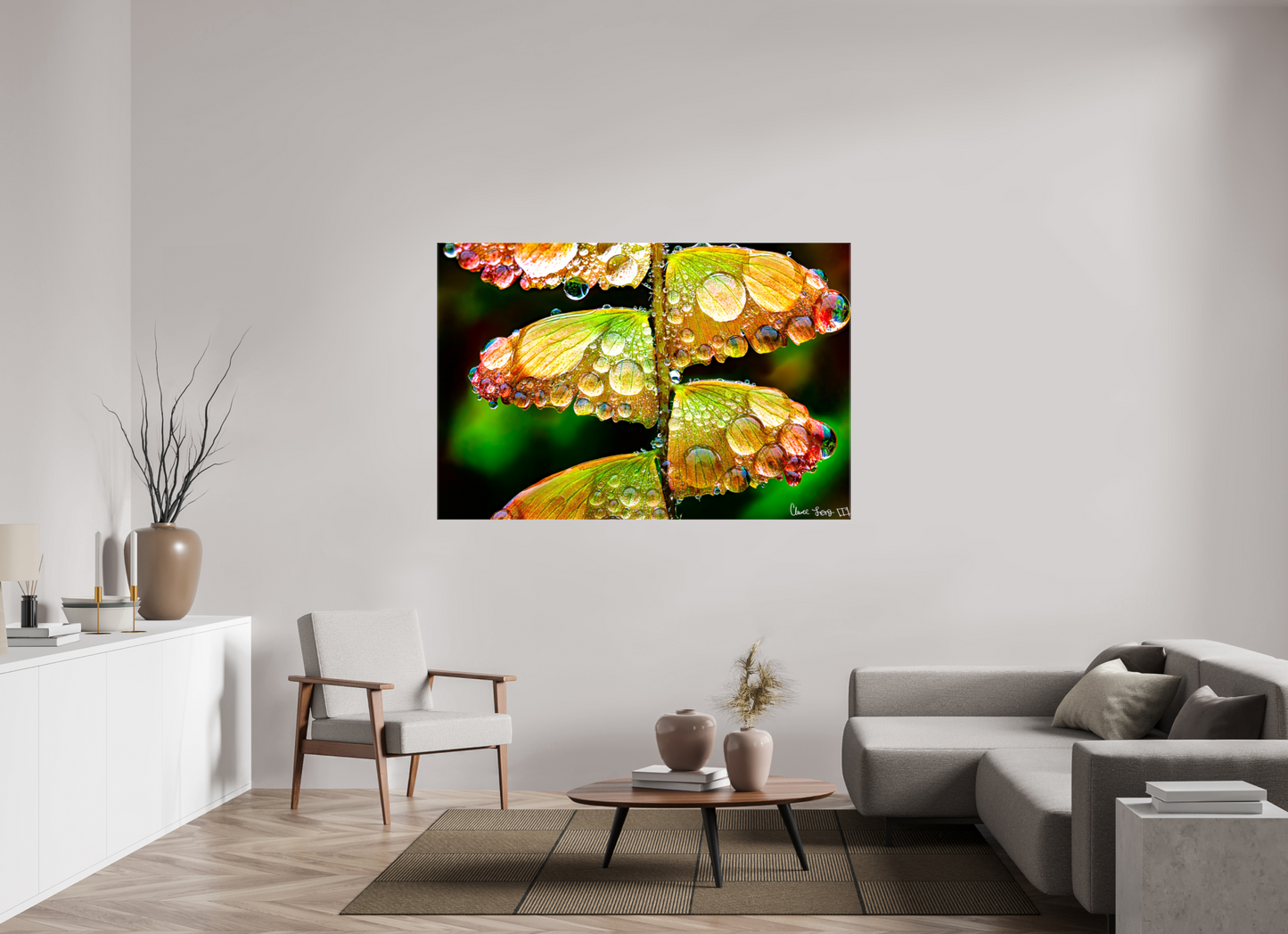 66 x 44″, Glossy Canvas Monarch’s Abundance