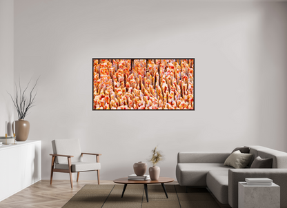 70 x 35″, Floater Frame Alder Brown Inescapable Decay