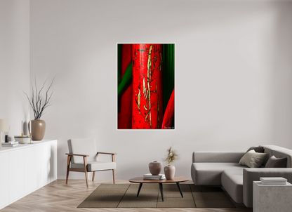 40 x 60″, Floater Frame Maple White Wounded