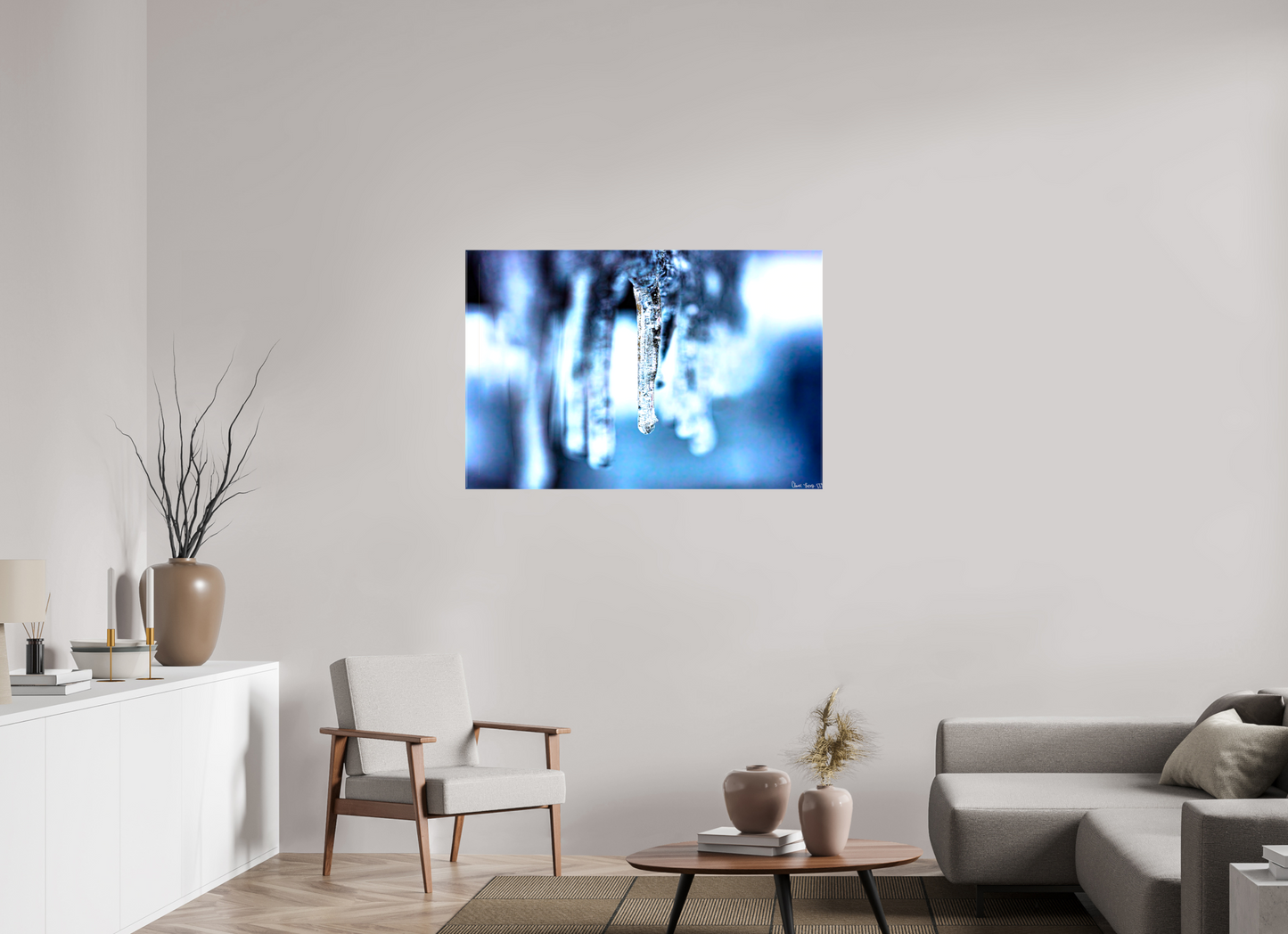 45 x 30″, Glossy Canvas Sickle of Boreas
