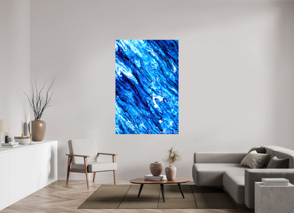 44 x 66″, Glossy Canvas Tilted Waves