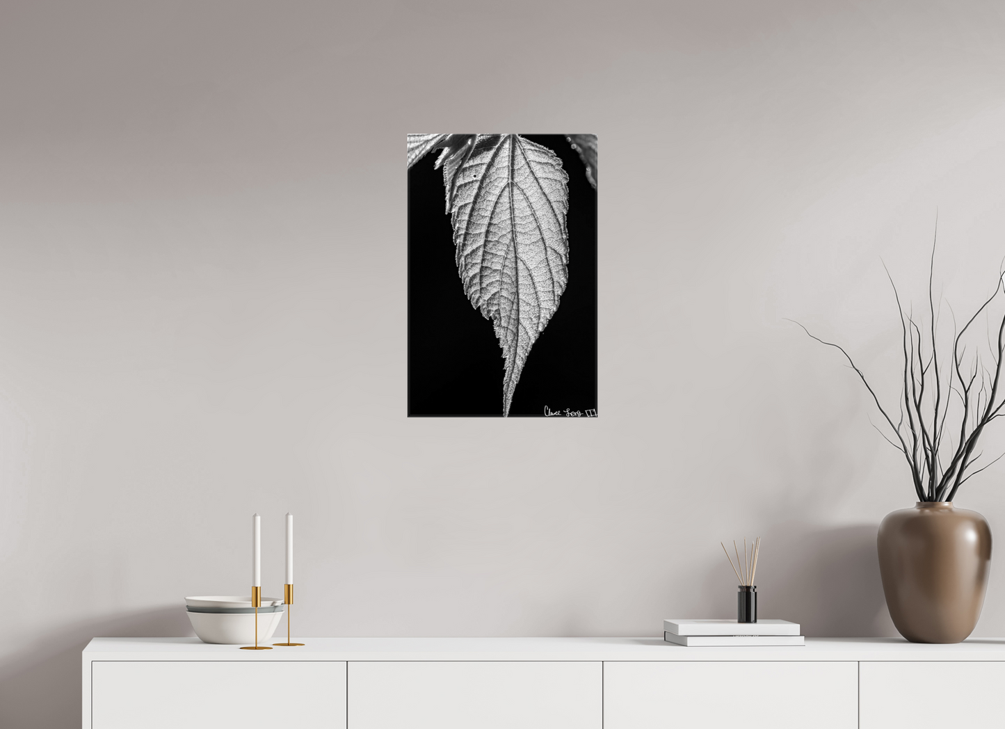 16 x 24″, Glossy Canvas Reticulate Venation