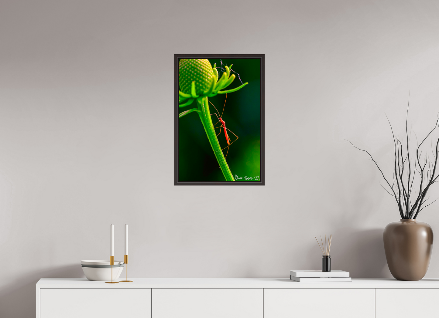 16 x 24″, Floater Frame Alder Brown Reaching the Apex