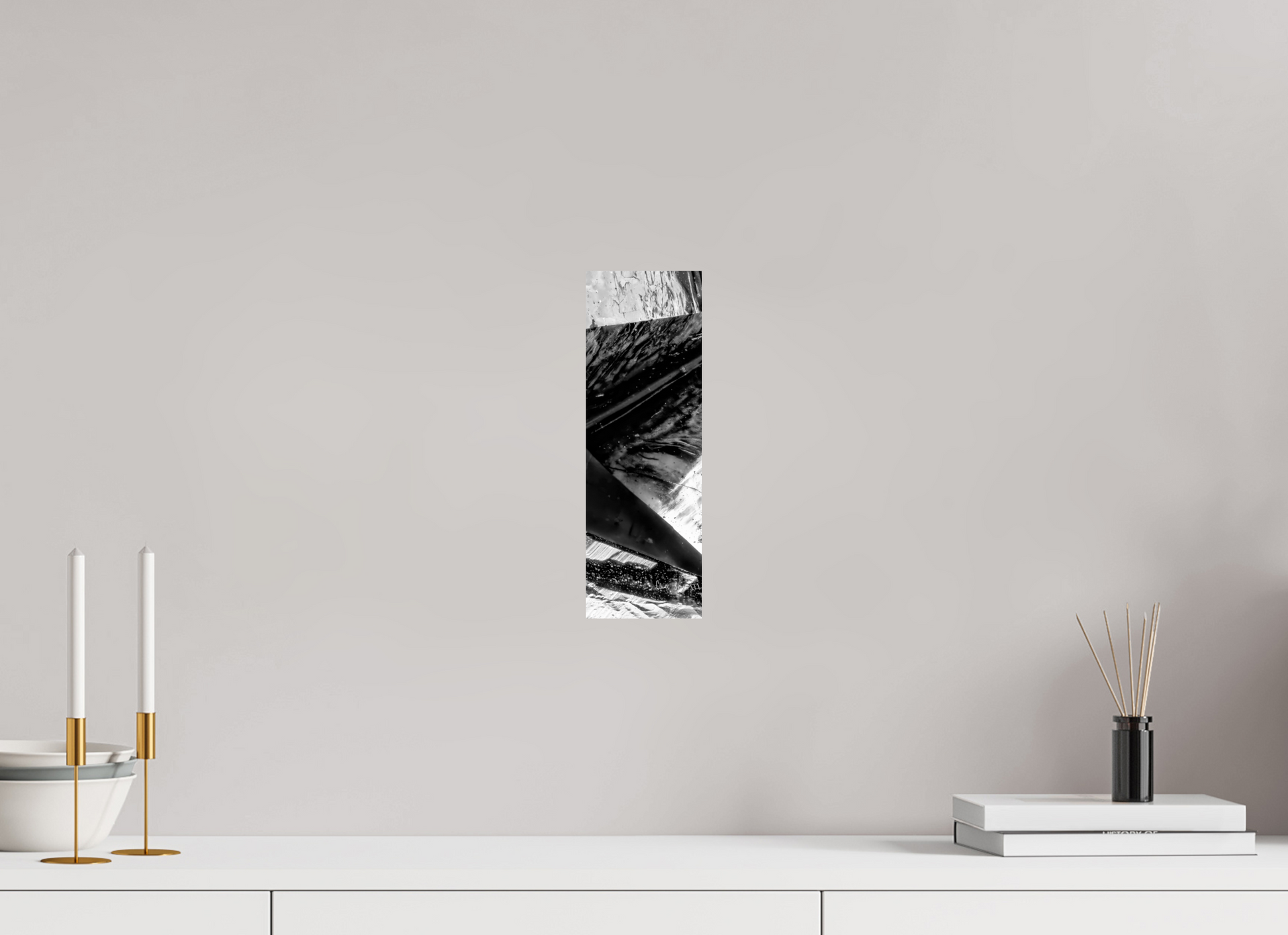 4 x 12″, Glossy Metal Plentiful Polygons