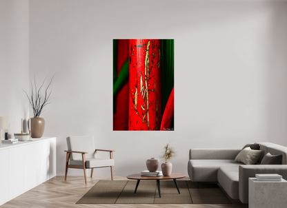 44 x 66″, Glossy Metal Wounded