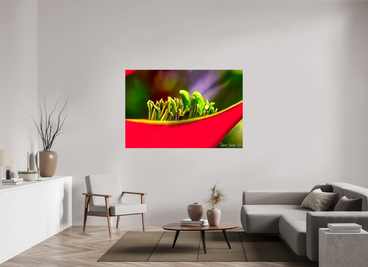 66 x 44″, Glossy Metal Utopia