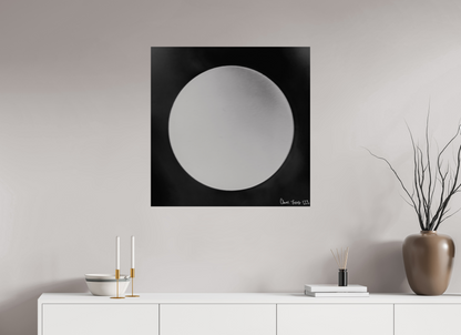 30 x 30″, Glossy Metal Lycan’s Moon