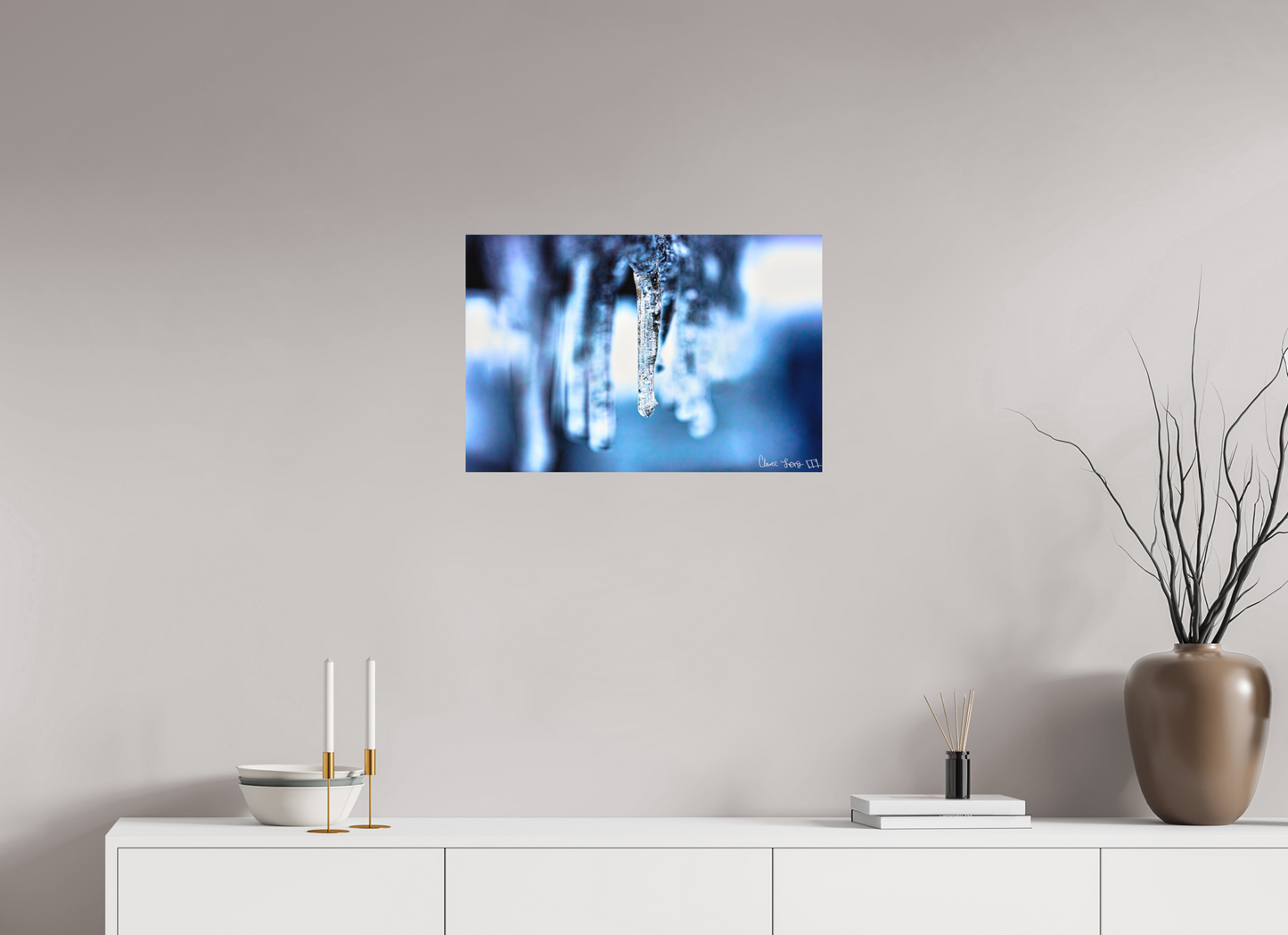 24 x 16″, Matte Metal Sickle of Boreas