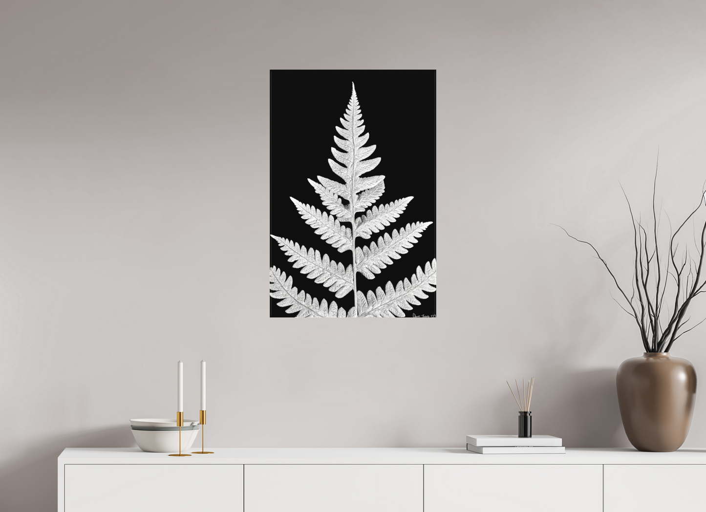 20 x 30″, Matte Canvas Inverted Viridescence