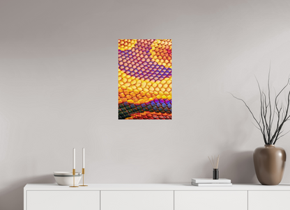 16 x 24″, Glossy Metal Python’s Iridescence