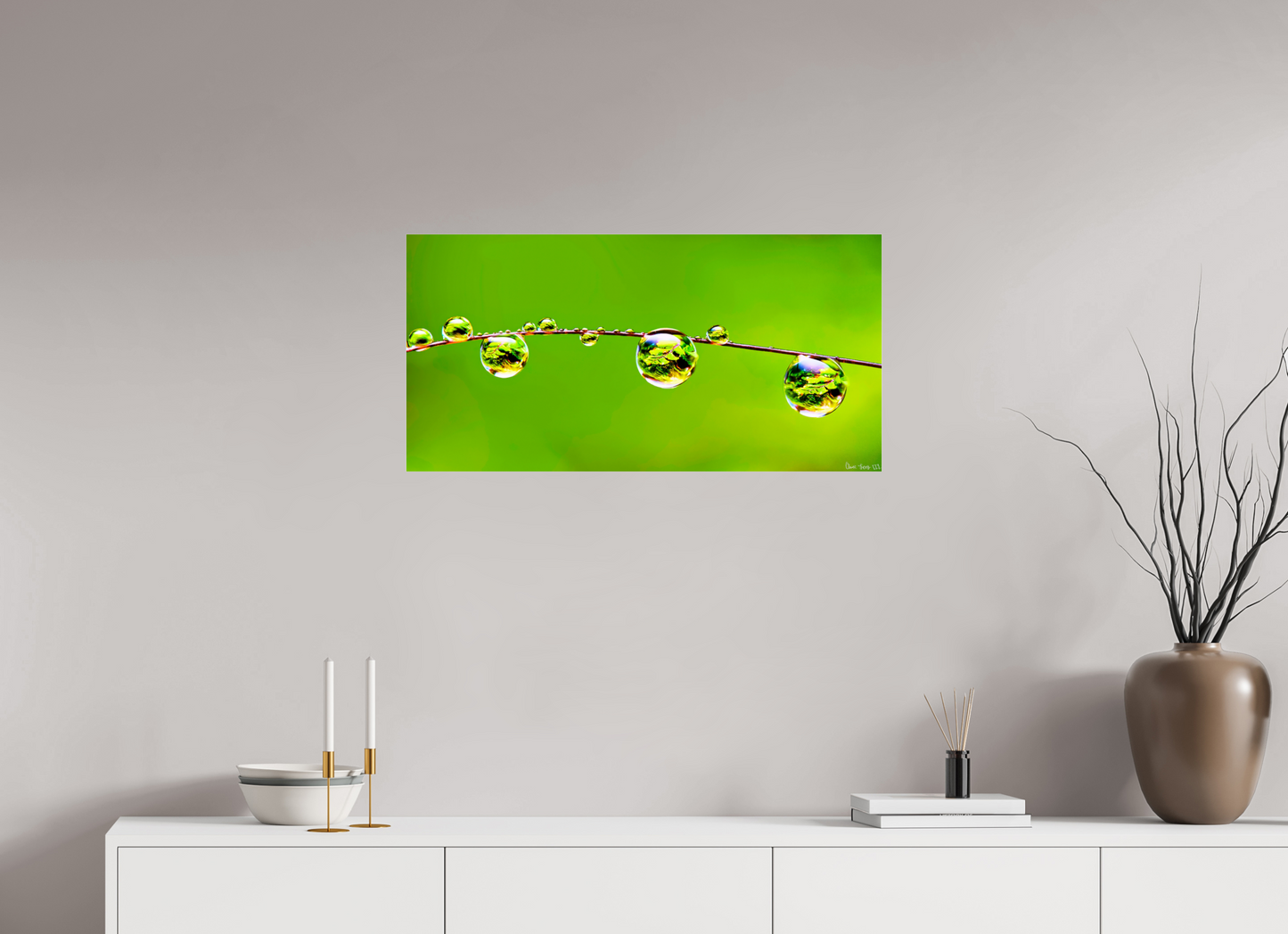 32 x 16″, Acrylic Refraction
