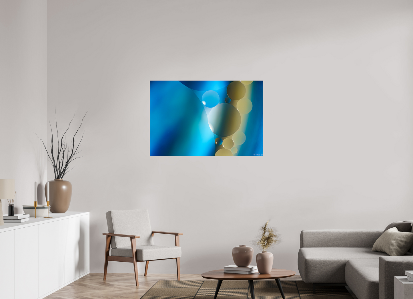 45 x 30″, Acrylic Contiguous