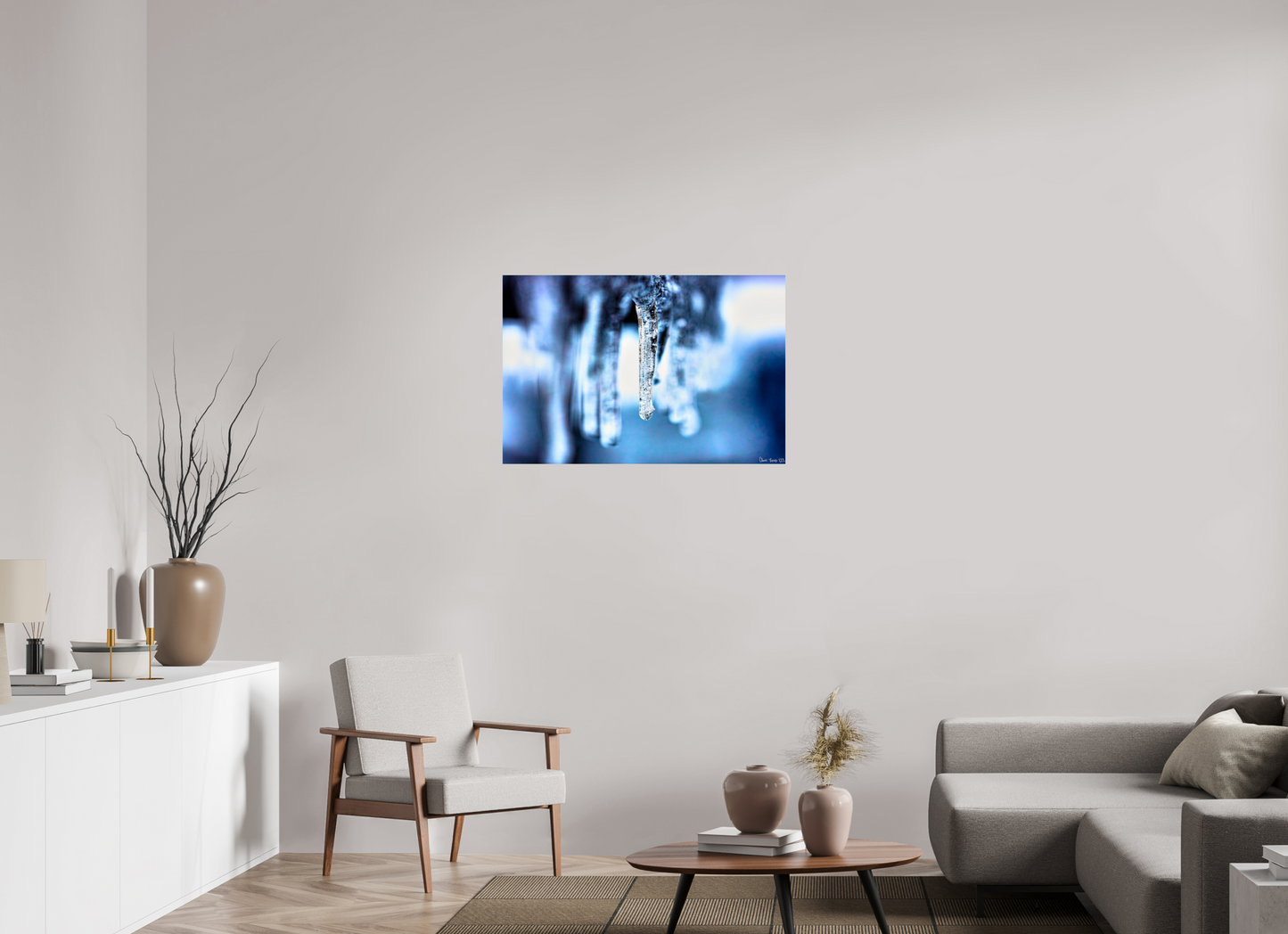 36 x 24″, Glossy Metal Sickle of Boreas